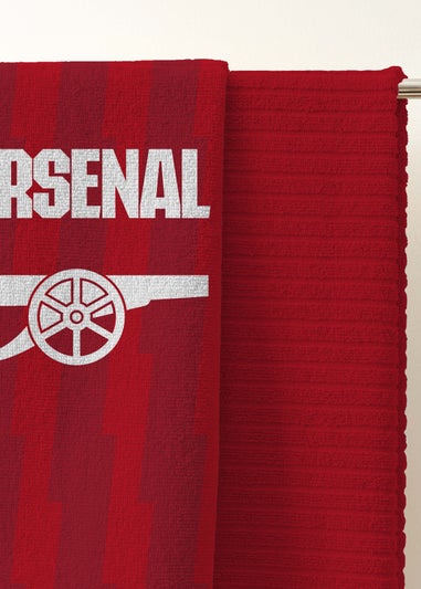 Arsenal FC Red Lightning Bath Towel