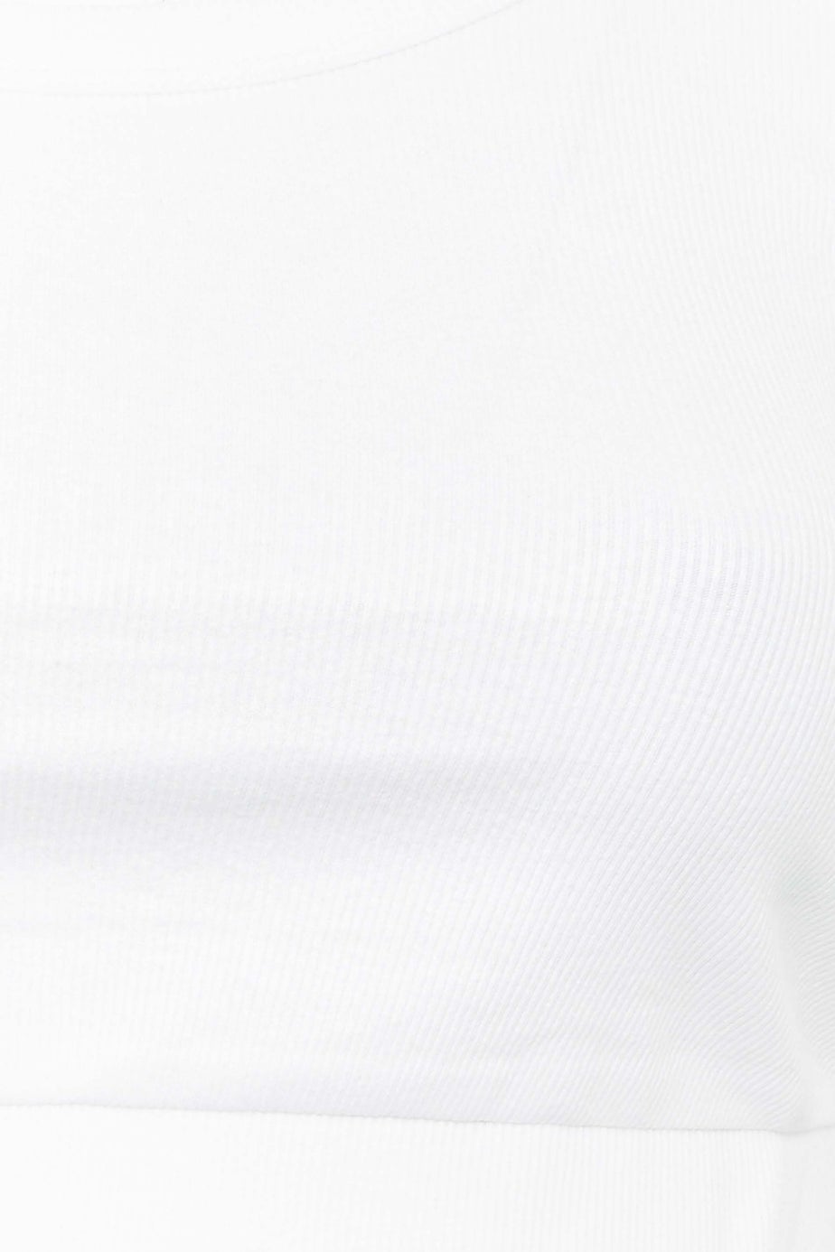 Yours Curve 2 Pack Black & White Ribbed Crop Tops