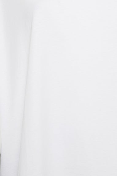 Yours Curve White Oversized Boxy T-Shirt