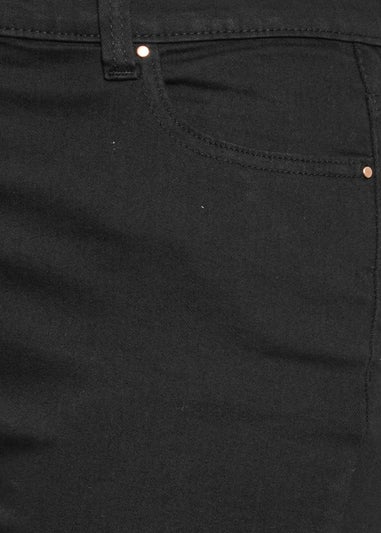 Yours Curve Black Straight Leg Ruby Jeans