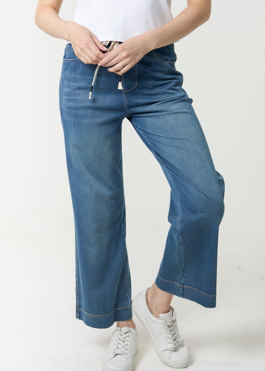 Blue Vanilla Blue Elasticated Waist Jeans