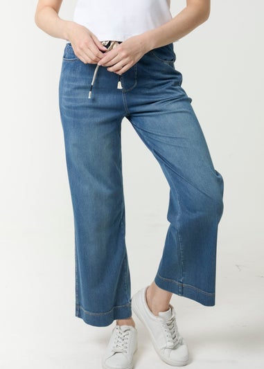 Blue Vanilla Blue Elasticated Waist Jeans