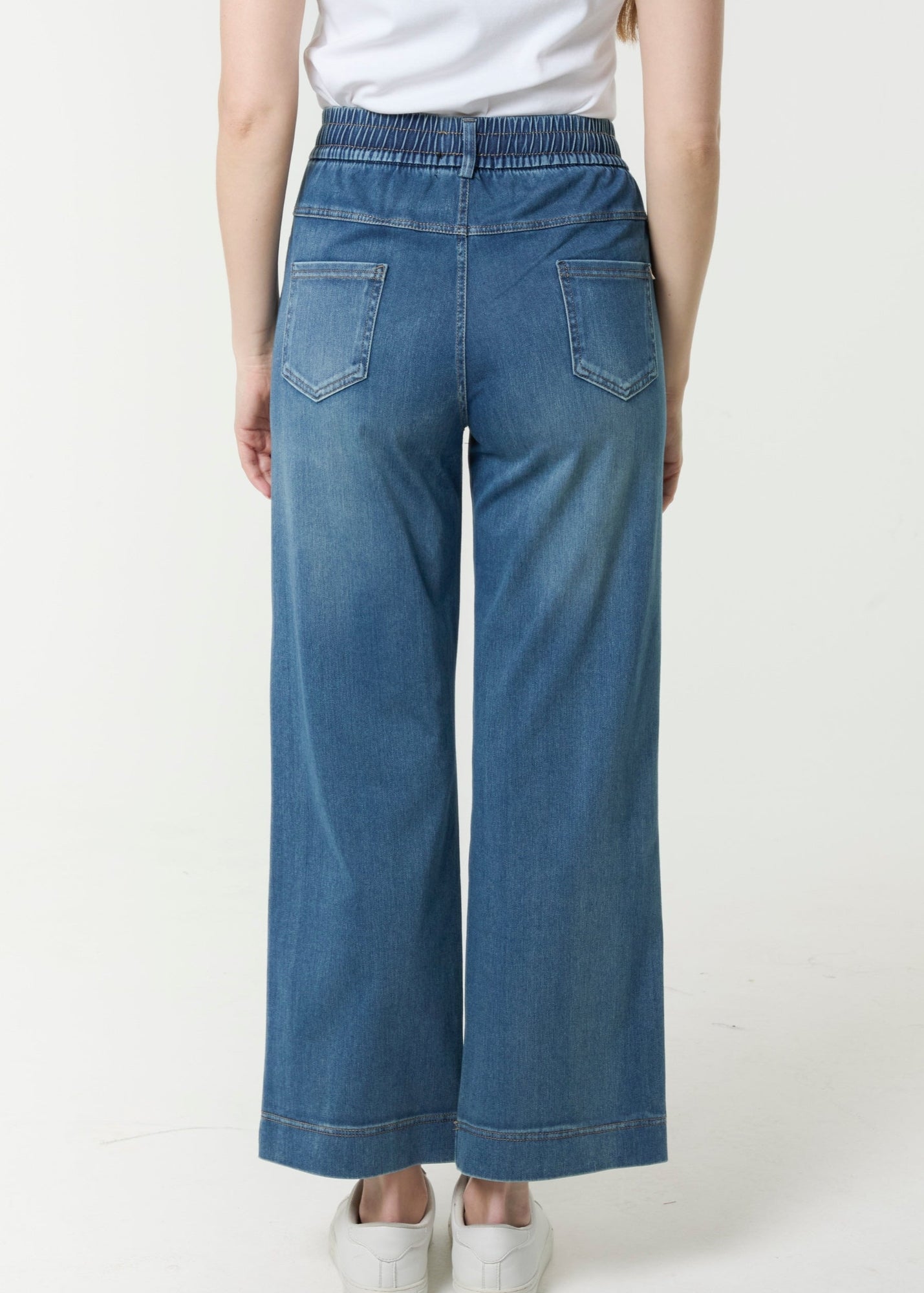 Blue Vanilla Blue Elasticated Waist Jeans - Matalan