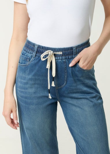 Blue Vanilla Blue Elasticated Waist Jeans