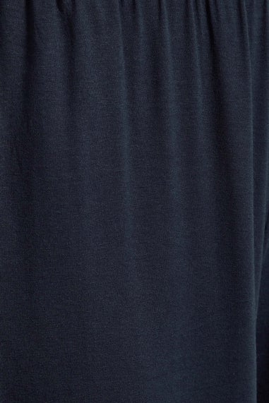 Yours Curve Navy Blue Culottes