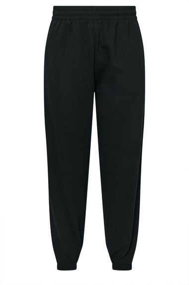 Yours Curve Black Cuffed Joggers