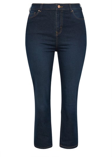 Yours Curve Dark Indigo Blue Straight Leg Ruby Jeans