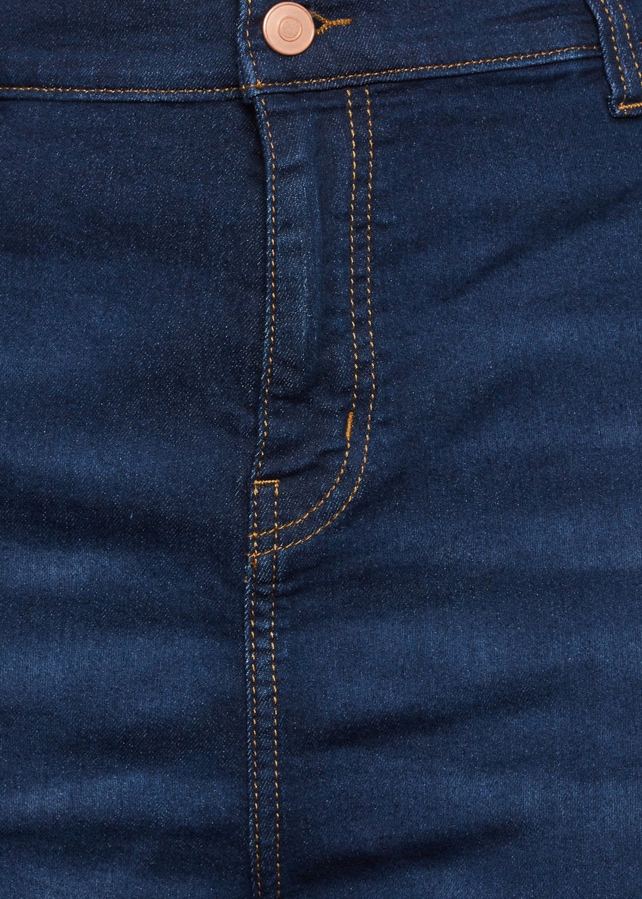 Yours Curve Indigo Blue Straight Leg Ruby Jeans