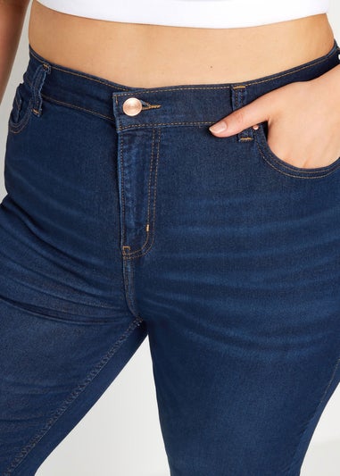 Yours Curve Indigo Blue Straight Leg Ruby Jeans