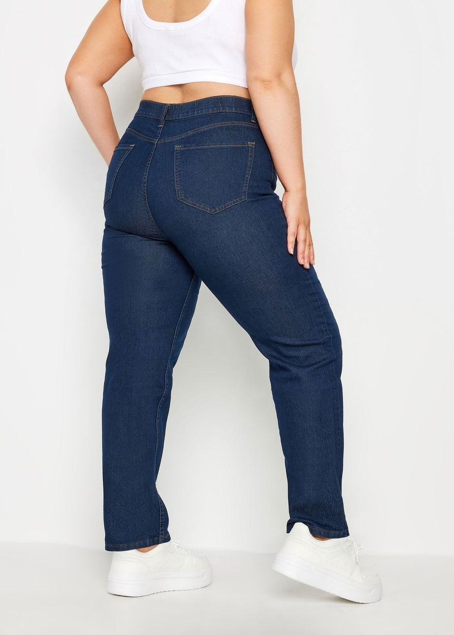 Yours Curve Indigo Blue Straight Leg Ruby Jeans