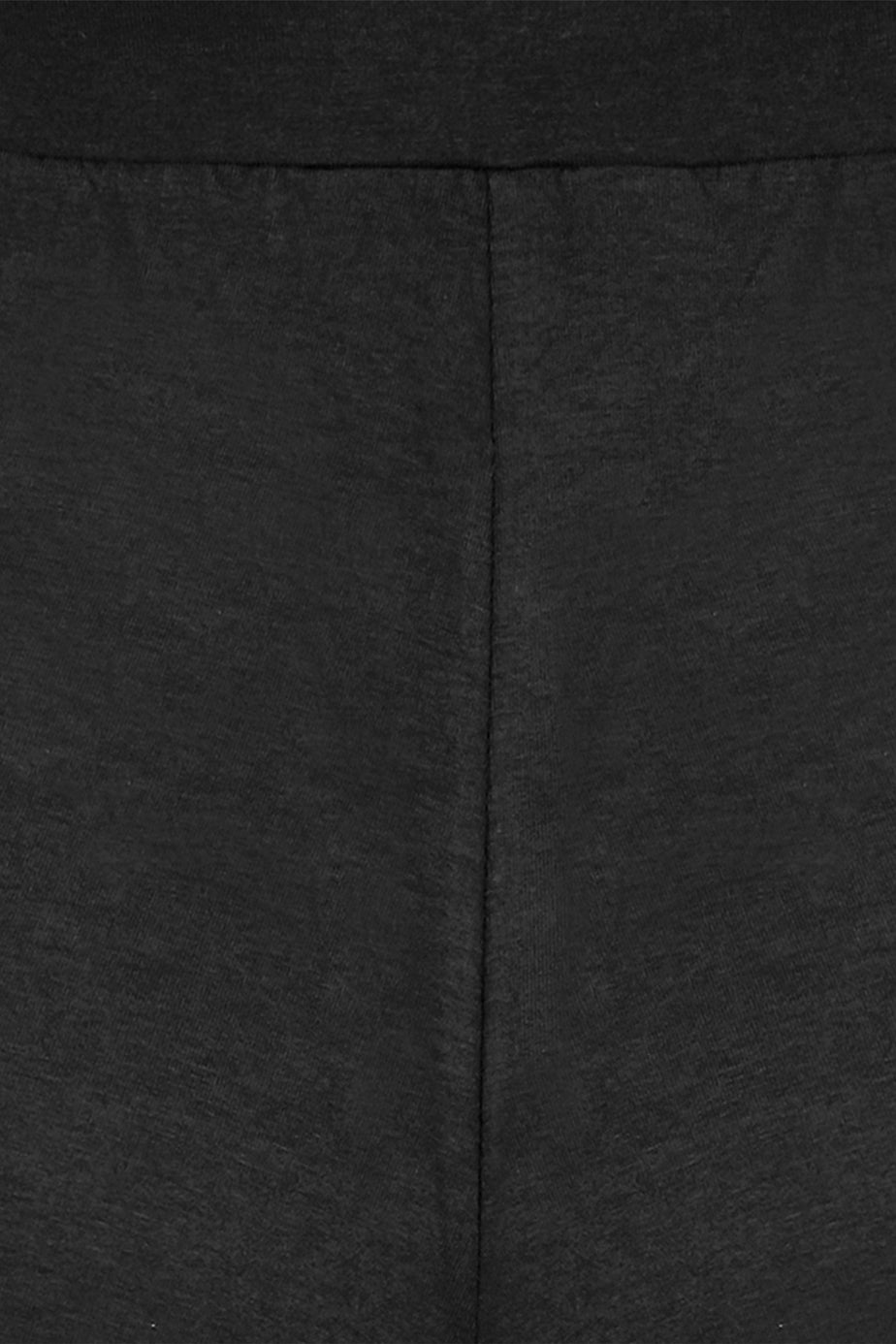 Yours Curve Black Jersey Pull On Shorts