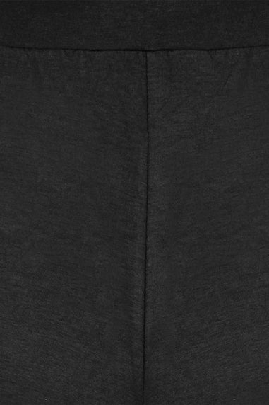 Yours Curve Black Jersey Pull On Shorts
