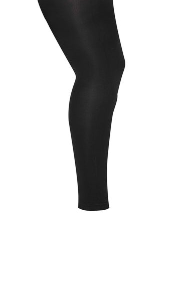 Yours Curve Black Slimming Control Footless Tights