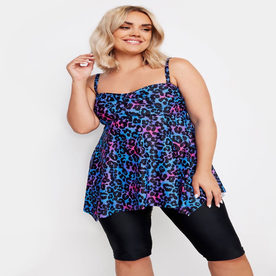 Yours Black Long Swim Shorts