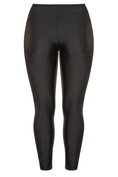 Yours Black Long Swim Leggings