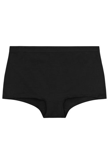 Yours 5 Pack Curve Black High Waisted Shorts