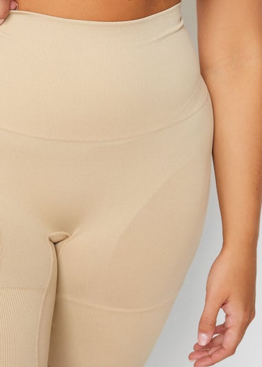 Yours Curve Nude Seamless Control High Waisted Shorts