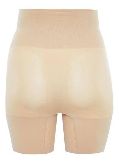Yours Curve Nude Seamless Control High Waisted Shorts
