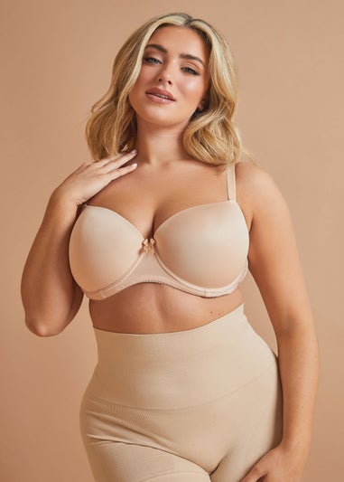 Yours Curve Nude Seamless Control High Waisted Shorts