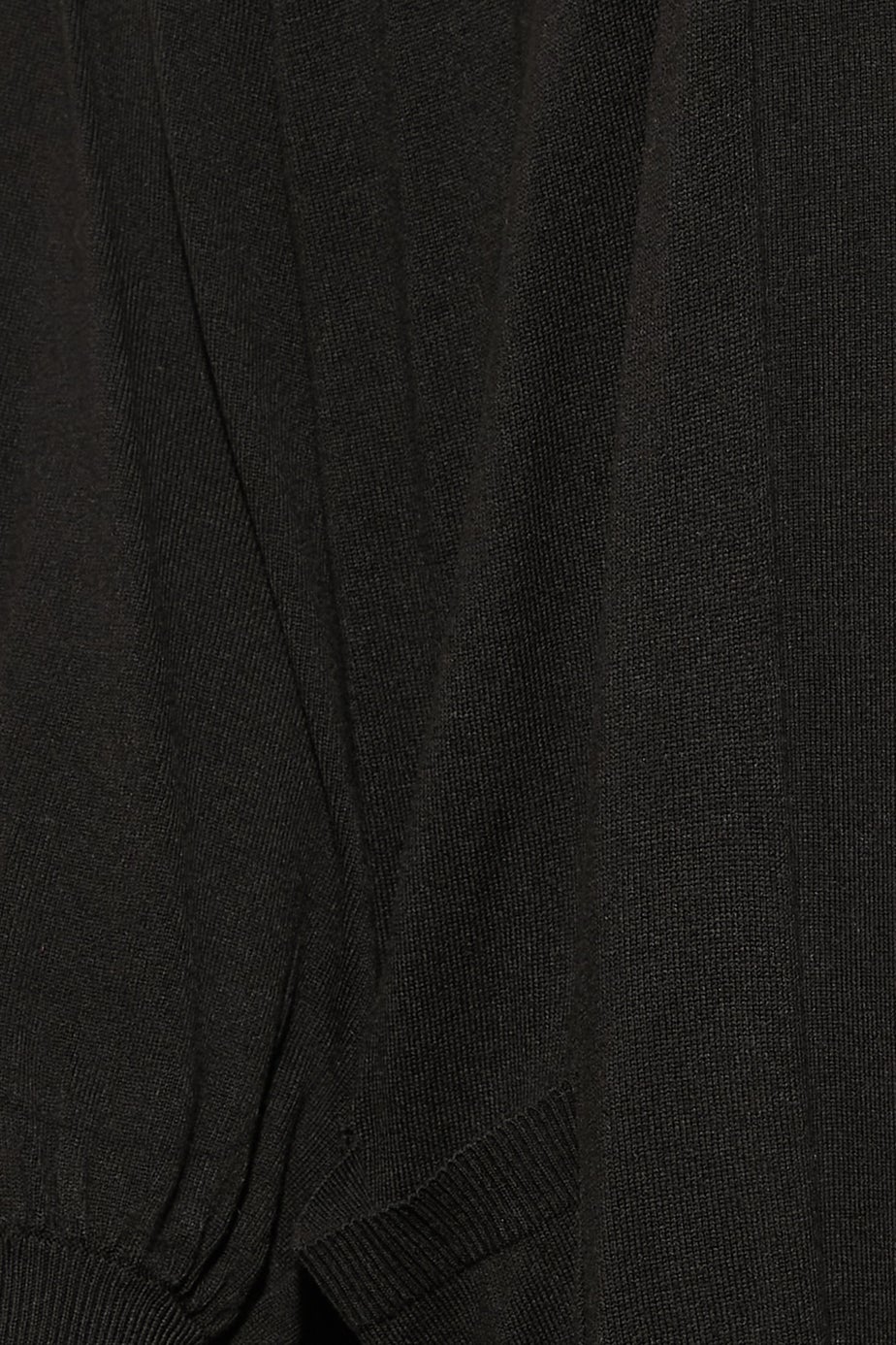 Yours Curve Black Balloon Sleeve Fine Knit Cardigan