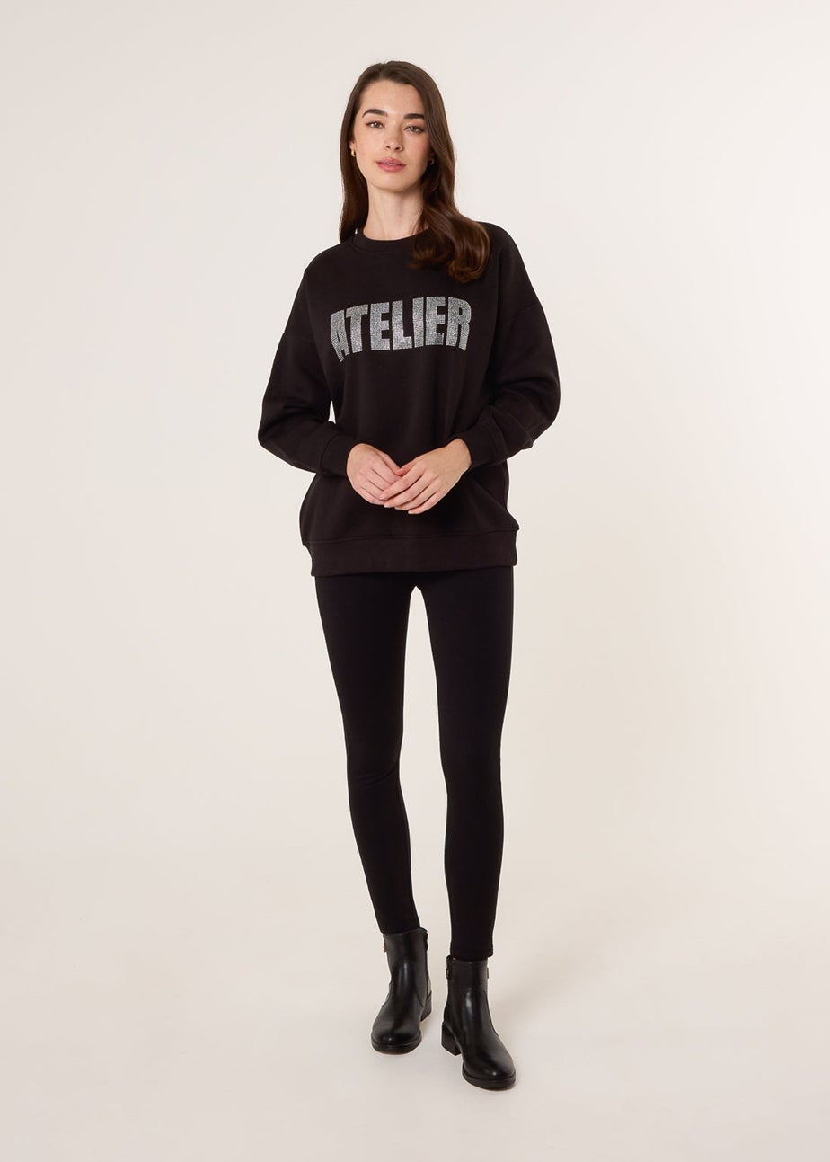 Blue Vanilla Black Atelier Diamante Sweatshirt