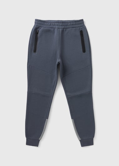 Charcoal Clean Panel Jogging Bottoms