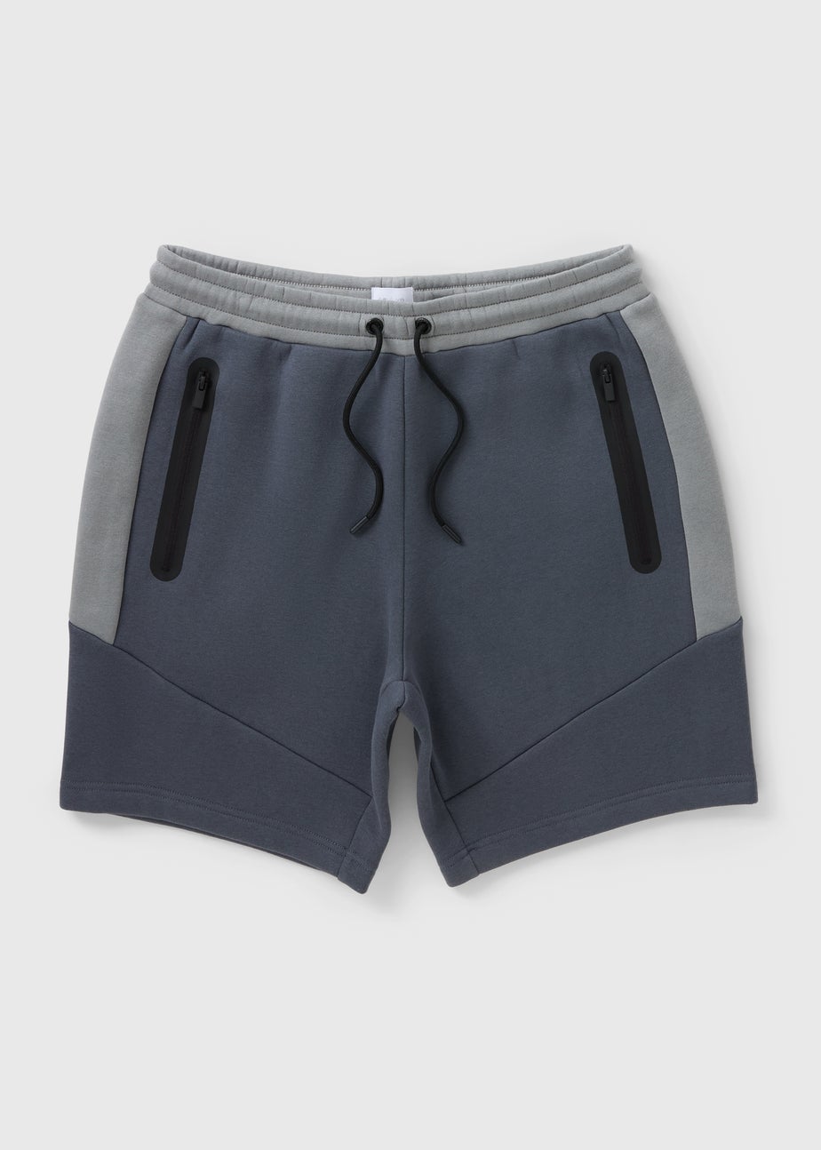 Souluxe Charcoal Clean Panel Jogger Shorts