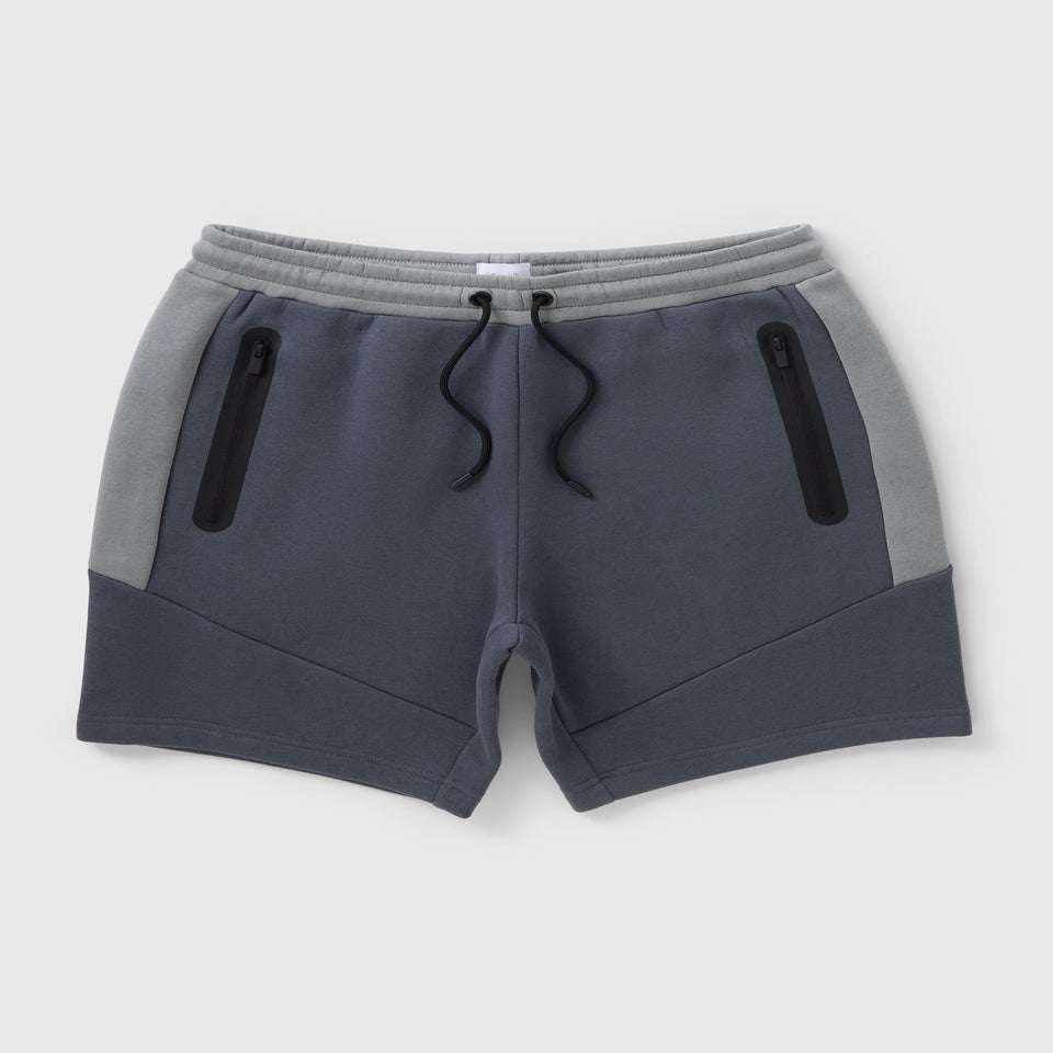 Souluxe Charcoal Clean Panel Jogger Shorts