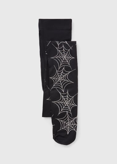 Black Cobweb Tights