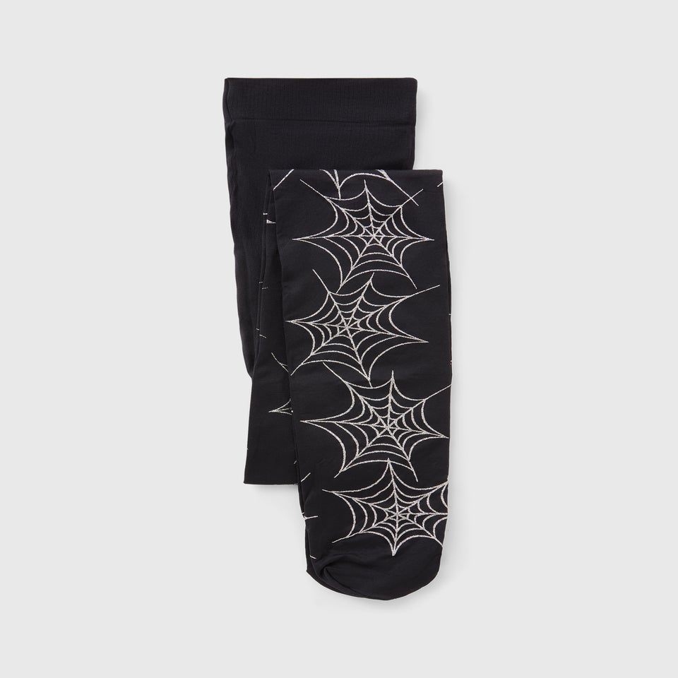 Black Cobweb Tights