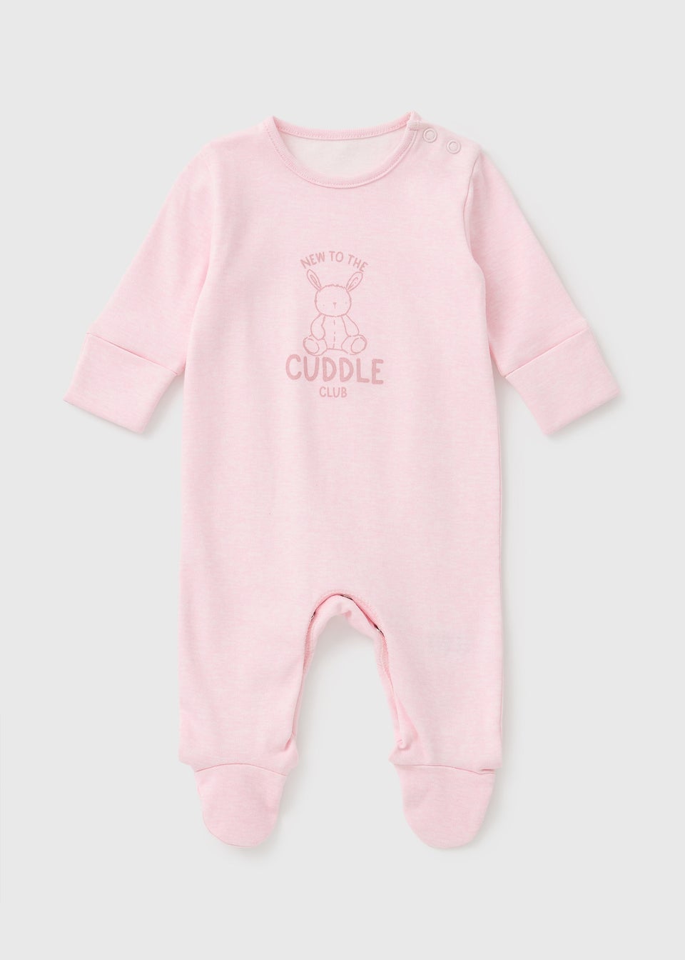 Baby Pink Cuddle Club Sleepsuit (Newborn-23mths)