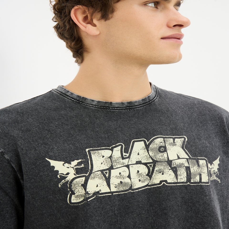 Charcoal Black Sabbath T-Shirt