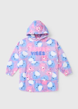 Squishmallows Girls Purple Snuggle Hoodie (3-13yrs)