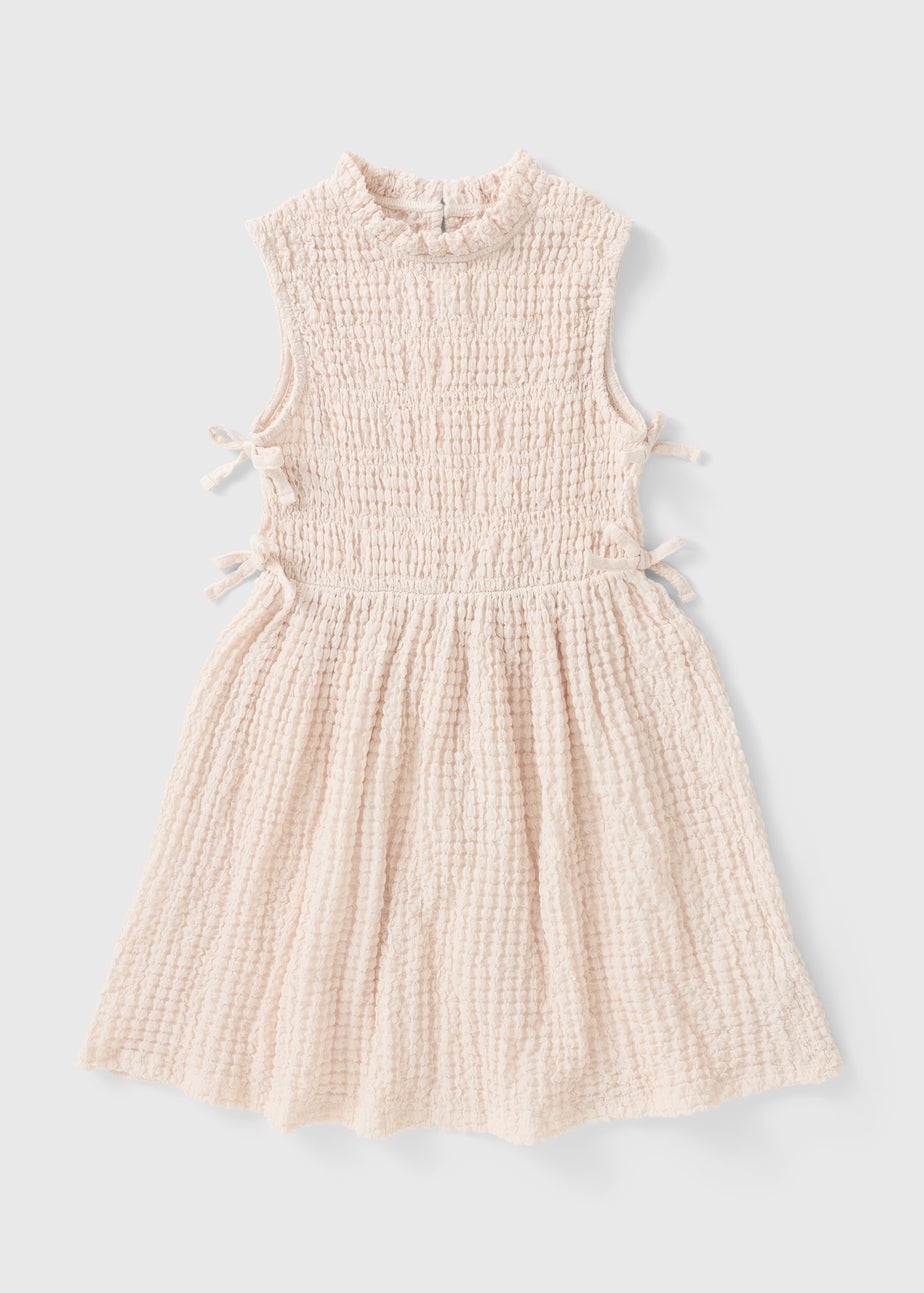 Girls Stone Textured Dress (7-15yrs)