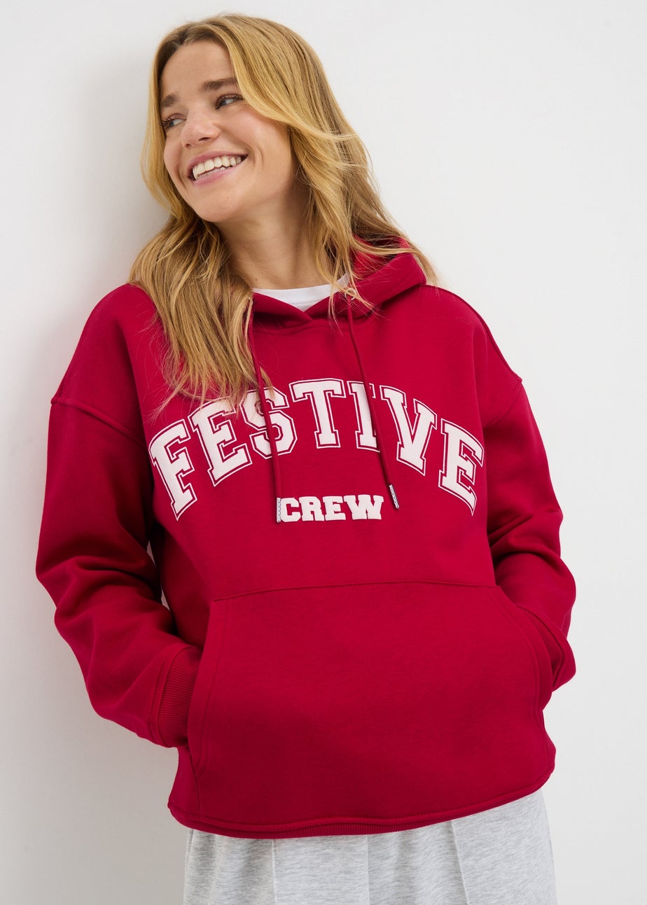 Red Christmas Festive Hoodie