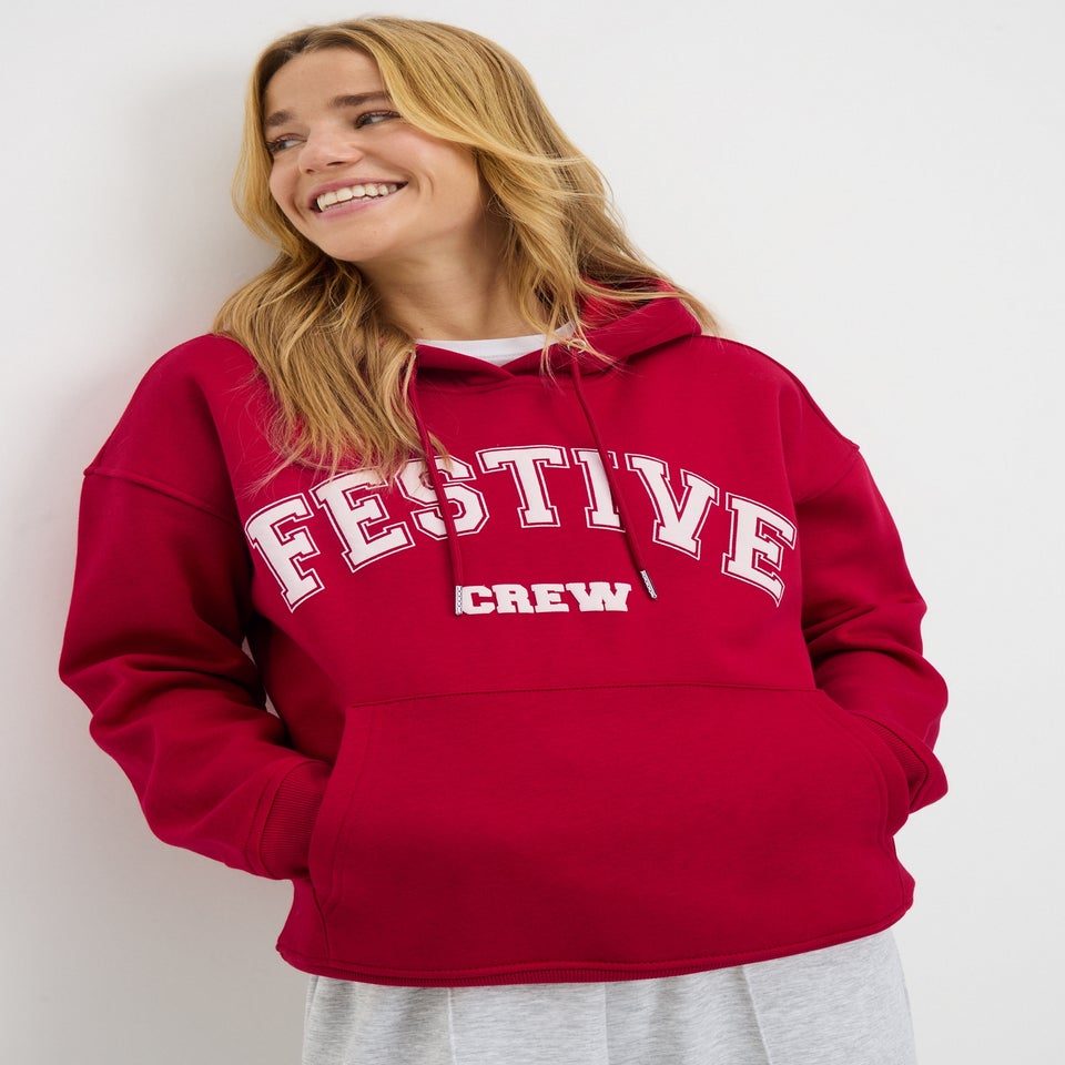 Red Christmas Festive Hoodie