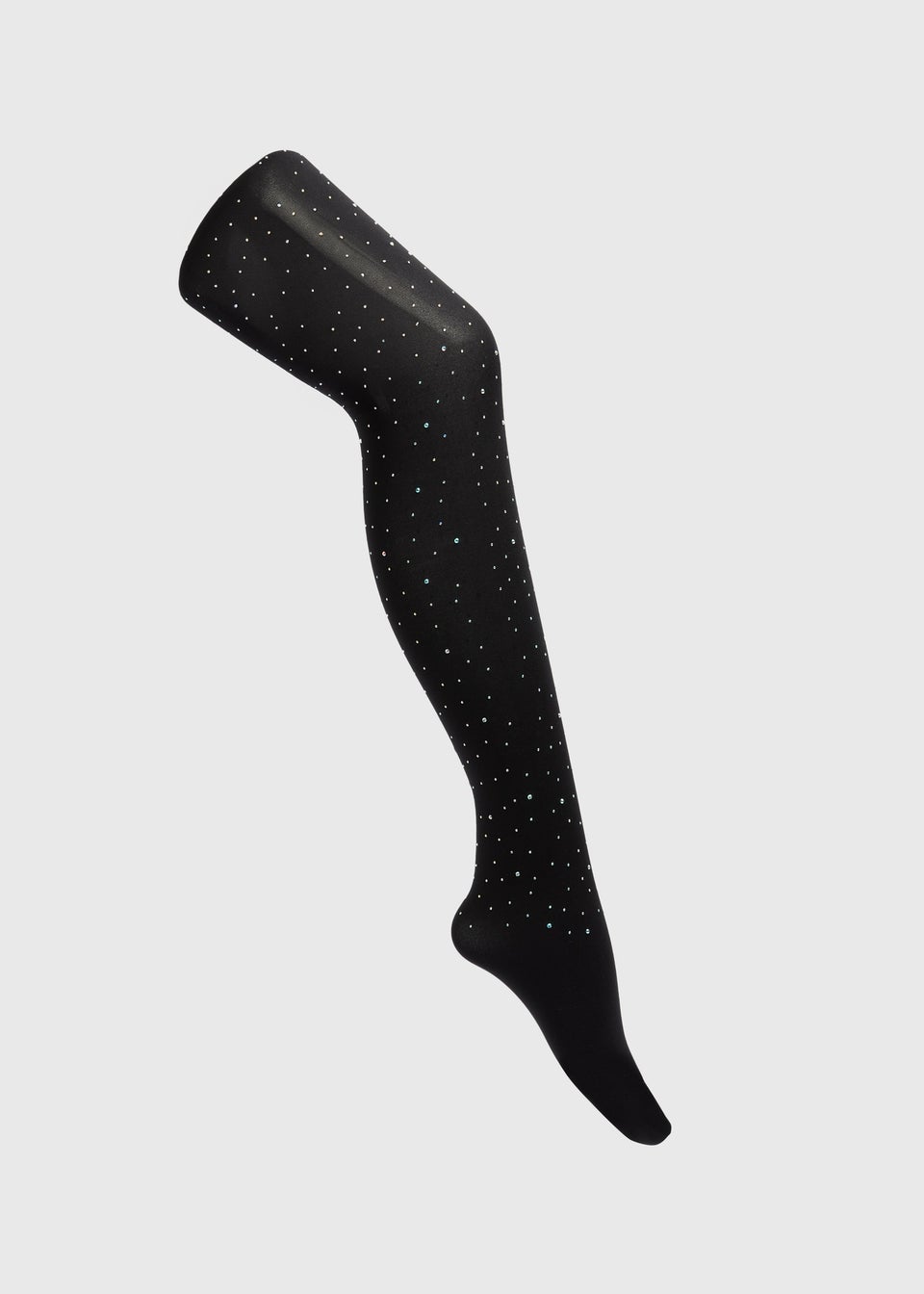 Black Diamante Tights