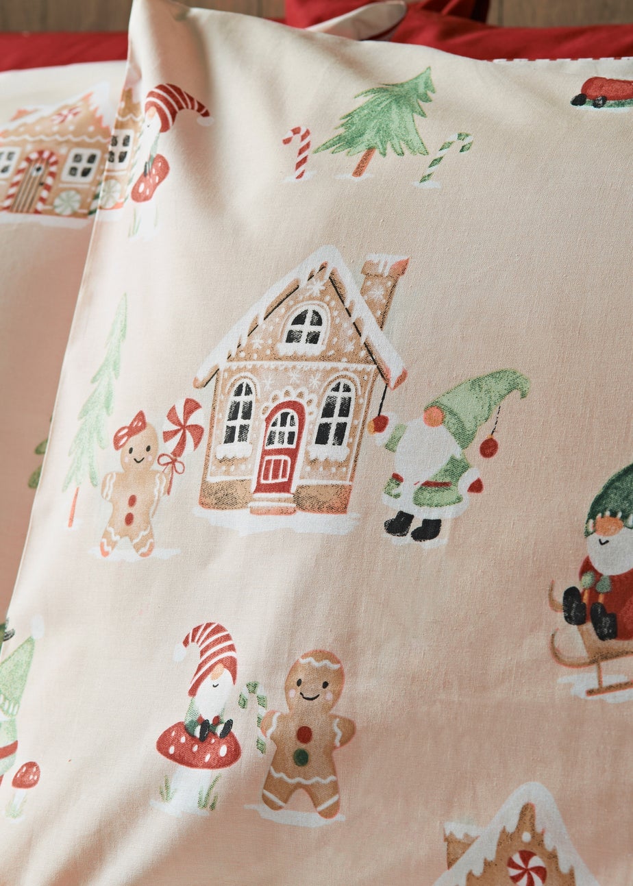 Natural Gonks & Gingerbread Man Duvet Set