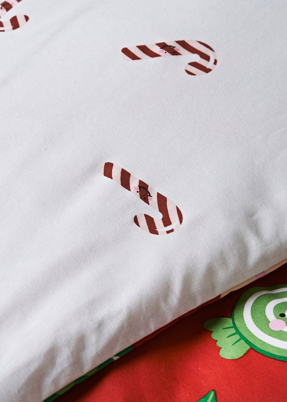 Red Christmas Sweet Treats Duvet Set