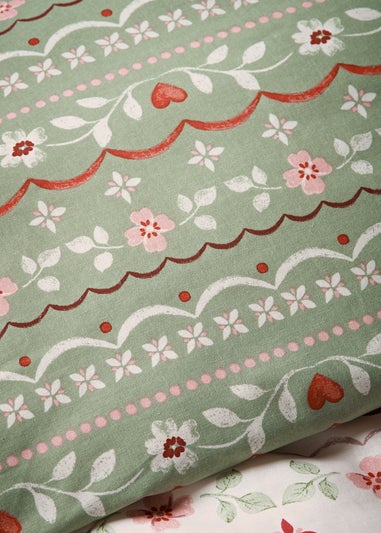 Red Robin Fairisle Duvet Set