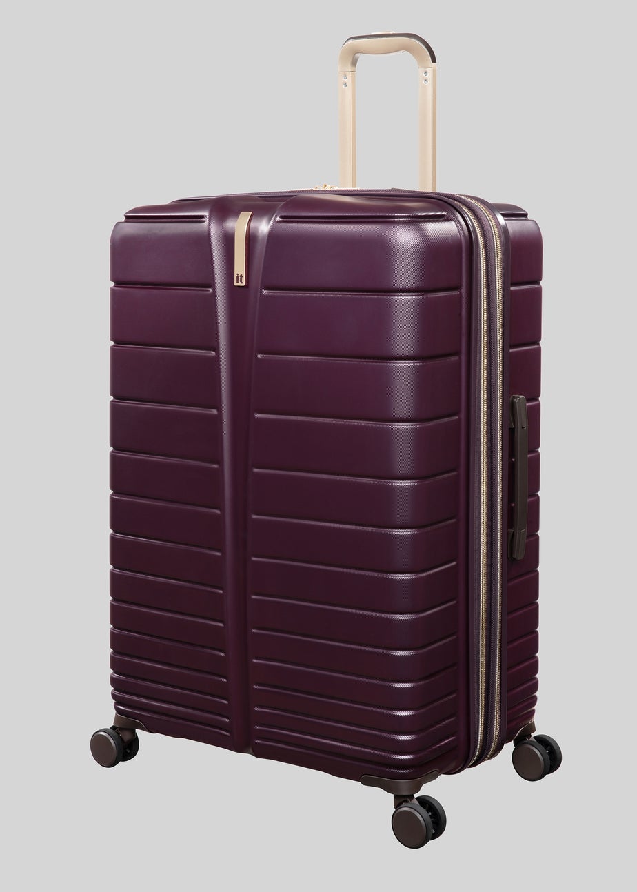 IT Luggage Burgundy Fascinate Hard Suitcase