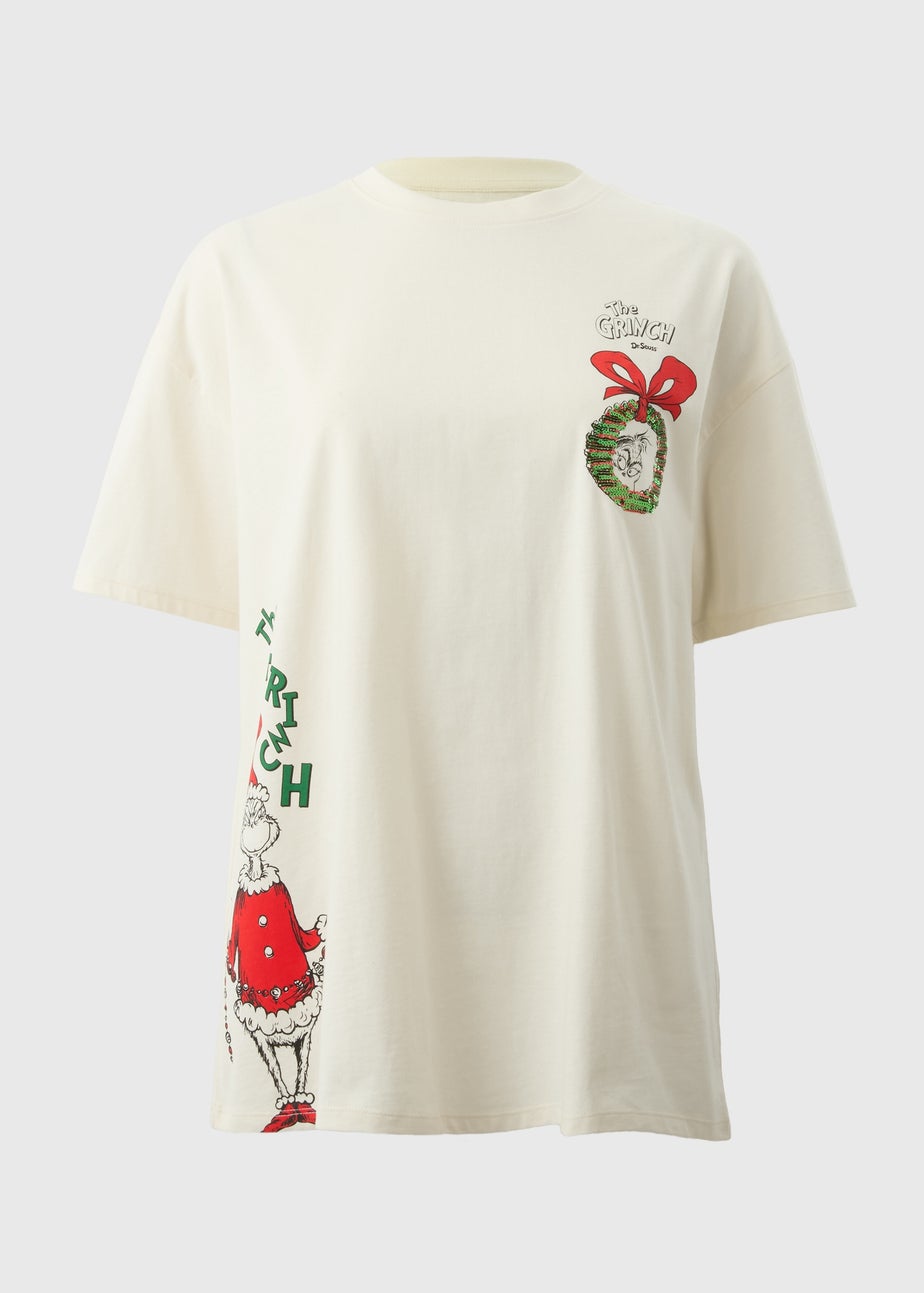 Cream Grinch T Shirt