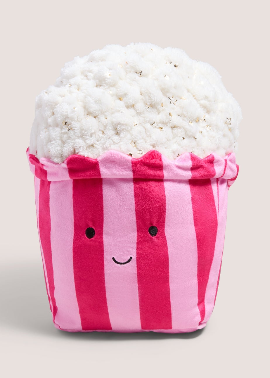 Pink Popcorn Shaped Cushion