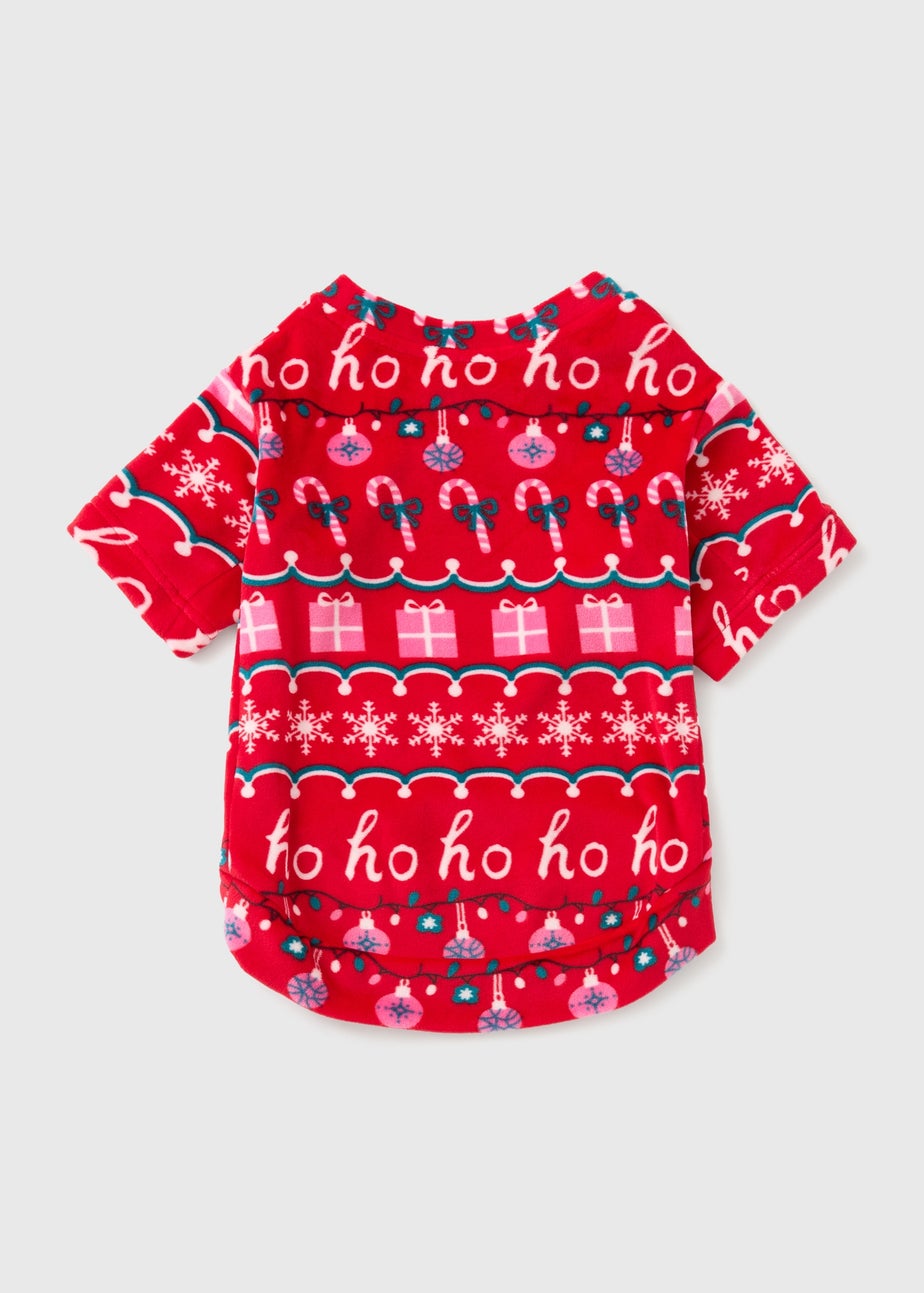 Red Ho Ho Family Pet Pyjamas
