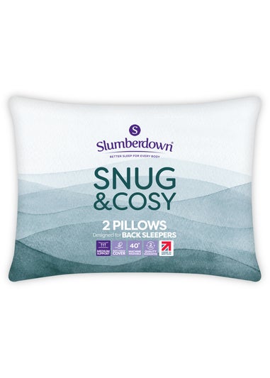 Slumberdown Snug & Cosy Pillow Pair