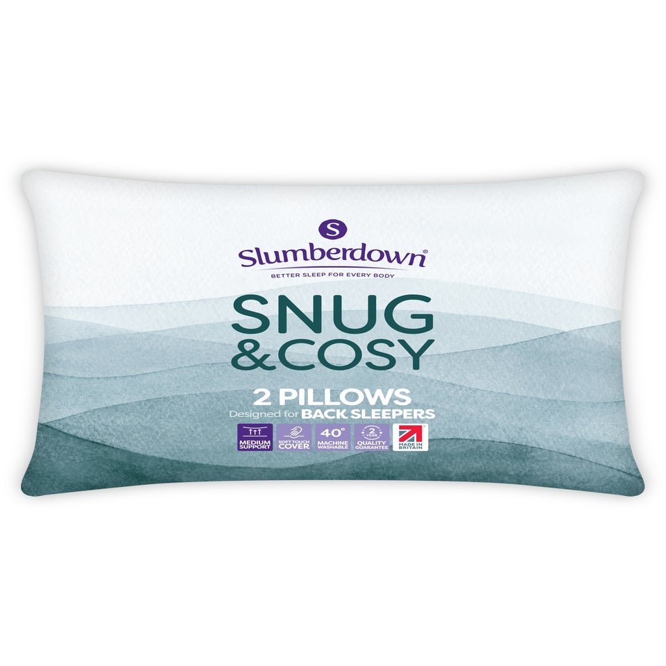 Slumberdown Snug & Cosy Pillow Pair
