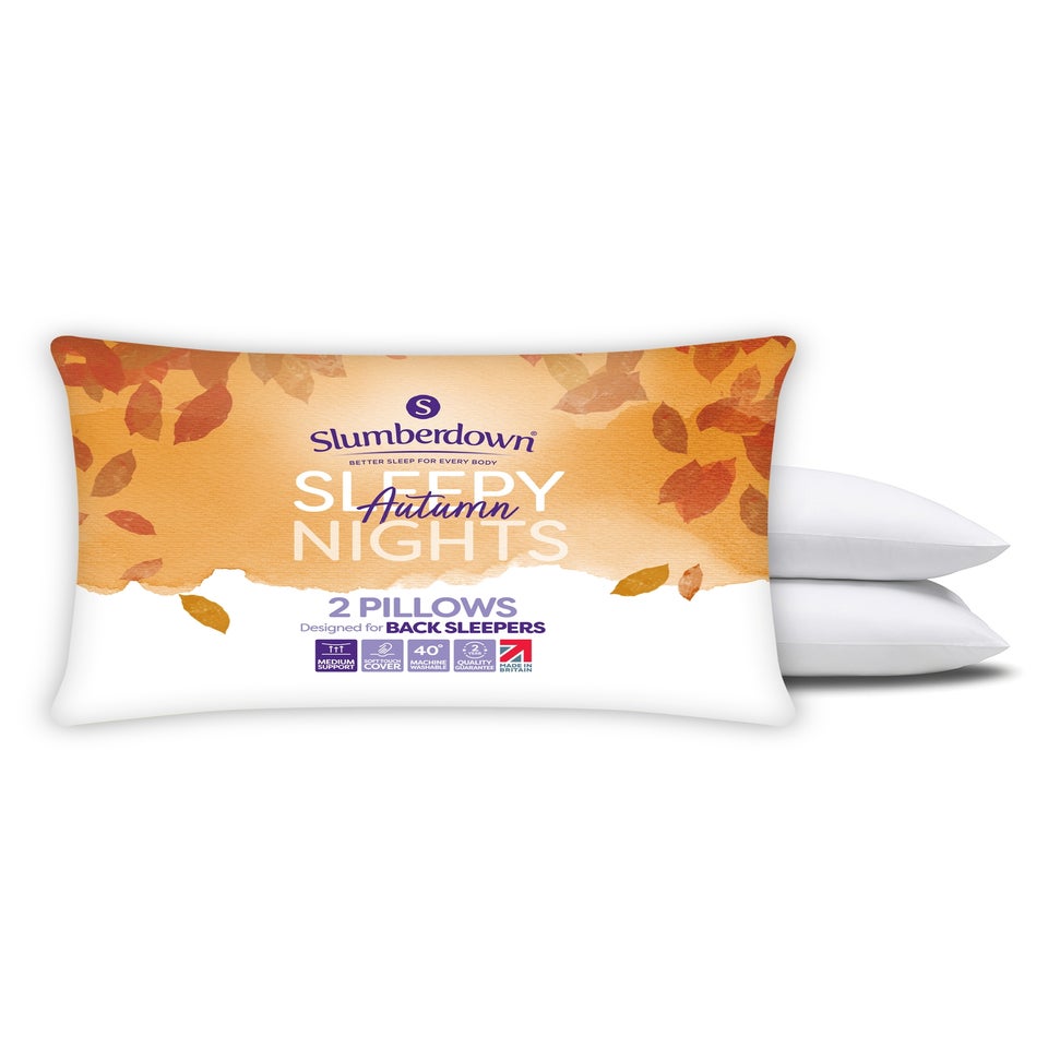Slumberdown Autumn Nights Pillow Pair