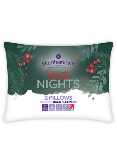 Slumberdown Winter Night Pillow Pair