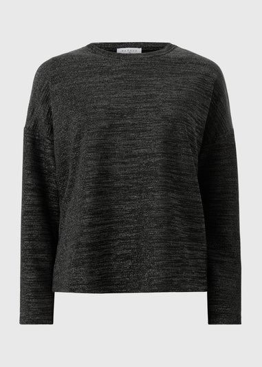 Black Sparkle Co Ord Top