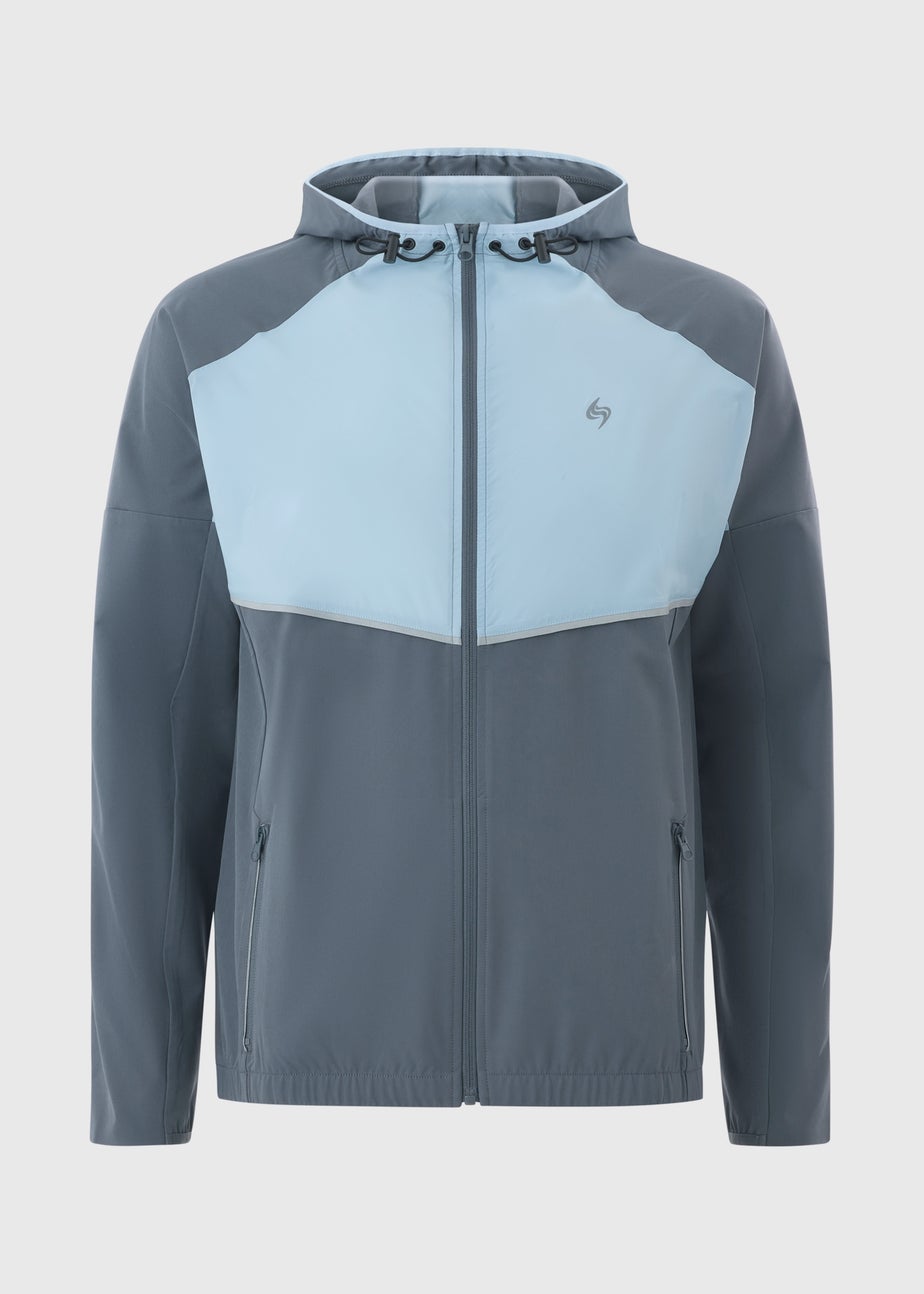 Souluxe Blue Co Ord Zip Up Jacket